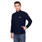 2 - Fitinc NS Jacket for Men & Boys with Two Side Zipper Pockets,  Navy Blue  Medium 