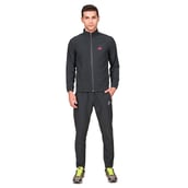 3 - Fitinc Men's Polycotton Regular Fit Track Suit with Two Zipper Pockets,  Grey  Large 