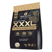 1 - Healthfarm Hardcore Series XXXL Muscle Mass Gainer,  5.5 lb  Vanilla Fudge 