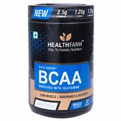 1 - Healthfarm Elite Series BCAA Enriched with Glutamine,  0.55 lb  31 Servings  Green Apple 