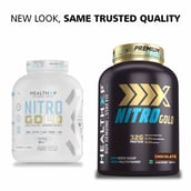 oldtonew - HealthXP Premium Series Nitro Gold, 4.4 lb Chocolate Fudge
