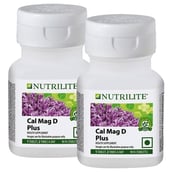 Amway Nutrilite Cal Mag D Plus 90 tablet(s) Unflavoured - Pack of 2