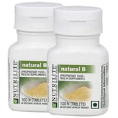 Amway Nutrilite Natural B Unflavoured 100 tablet(s) - Pack of 2