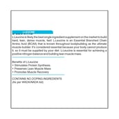 benefits - HealthXP L Leucine,  0.55 lb  Unflavoured 