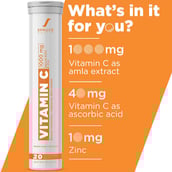 2 - Spruce Health Vitamin C 1000mg,  20 tablet(s)  Orange Pack of 3 