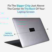 8 - Envirochip Radiation Protection for Laptop,  Black 