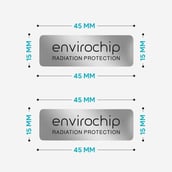 1 - Envirochip Radiation Protection for Baby Monitor,  Silver 