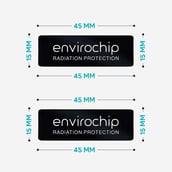 5 - Envirochip Radiation Protection for Baby Monitor,  Black 