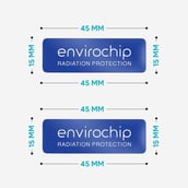 5 - Envirochip Radiation Protection for Baby Monitor,  Blue 