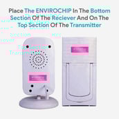 2 - Envirochip Radiation Protection for Baby Monitor,  Pink 