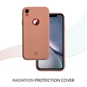 2 - Envirocover Silicon Back Cover for Apple iPhone XR,  with Radiation Protection Technology (Pink) 