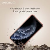 4 - Envirocover Silicon Back Cover for Apple iPhone XI Pro Max,  with Radiation Protection Technology (Pink) 