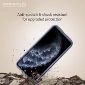 4 - Envirocover Silicon Back Cover for Apple iPhone XI Pro Max,  with Radiation Protection Technology (Purple) 