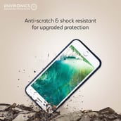 4 - Envirocover Silicon Back Cover for Apple iPhone 7,  with Radiation Protection Technology (Blue) 