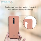 8 - Envirocover Silicon Back Cover for OPPO Reno 2,  with Radiation Protection Technology (Pink) 