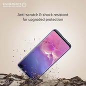 5 - Envirocover Silicon Back Cover for Samsung Galaxy S10 Plus,  with Radiation Protection Technology (Purple) 