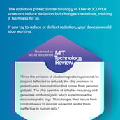 10 - Envirocover Silicon Back Cover for Samsung Galaxy S10 Plus,  with Radiation Protection Technology (Purple) 