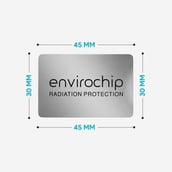 12 - Envirochip Immunity Booster + Radiation Protection Platinum Pack,  for Family - Enviroglobe for Home Radiation Purification (1) + Mobile (2) + Laptop (1) Silver 