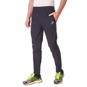 1 - Fitinc NS Lycra Trackpant with Both Side Zip Pockets,  Navy Blue  Small 