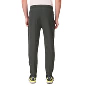 4 - Fitinc NS Polycotton Lycra Jogger with Both Side Zip Pockets,  Grey  Large 