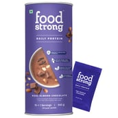 1 - Foodstrong Daily Protein,  1.19 lb  Real Almond Chocolate 