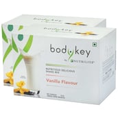 1 - Amway Nutrilite Bodykey Shake - Pack of 2,  14 sachets/pack  Vanilla 
