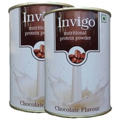 1 - Vestige Invigo Nutritional Protein Powder - Pack of 2,  1.1 lb  Chocolate 