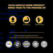 8 - Muscle Monk Combo of Intense Whey with Creatine Monohydrate 100g Unflavoured, 2.2 lb Royal Chocolate