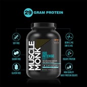 3 - Muscle Monk Combo of ISO Intense MEC with L Glutamine 100g Unflavoured,  2.2 lb  Royal Chocolate 