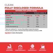 nutritioncreatine - Muscle Monk Intense Mass Gainer with Creatine Monohydrate 100g Unflavoured, 2.2 lb Royal Chocolate