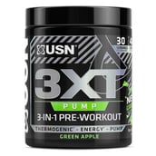 2 - USN 3XT Pump 3-IN-1 Pre Workout,  0.41 lb  Green Apple 
