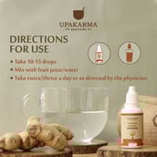 3 - Upakarma Ayurveda Ginger Drops,  30 ml 