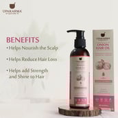 2 - Upakarma Ayurveda Onion Hair Oil,  200 ml  Complete Hair Nourishment 