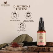 3 - Upakarma Ayurveda Night Face Serum,  30 ml  Glowing and Radiant Skin 