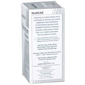 back - HealthAid Chromium Picolinate (200µg),  60 tablet(s) 