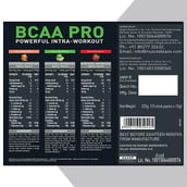 Ingredient - MuscleBlaze BCAA Pro,  15 sachets/pack  15 Servings  (15 Stick Pack )Watermelon, Fruit Splash & Green Apple 