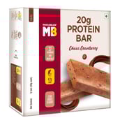 2 - MuscleBlaze Protein Bar (20g Protein) OP,  6 Piece(s)/Pack  Choco Cranberry 