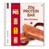 3 - MuscleBlaze Protein Bar (20g Protein) OP,  6 Piece(s)/Pack  Choco Cranberry 