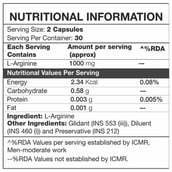 supplement - IN2 L- Arginine, 60 capsules