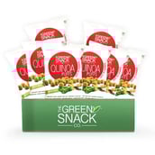 1 - The Green Snack Co. Quinoa Puffs - Pack of 8,  Zesty Kale  50 g 