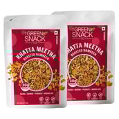 1 - The Green Snack Co. Roasted Namkeen - Pack of 2,  Khatta Meetha  100 g 