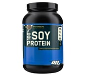 ON (Optimum Nutrition) 100% Soy Protein, 2 lb Dutch Chocolate