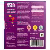 nutritioninfo - Open Secret Nutty Cookies, 2 Cookie(s)/Pack Choco Almond Pack of 12