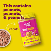 4 - Yogabars 100% Peanut Butter, 0.350 kg Creamy & Yummy