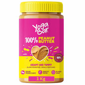 1 - Yogabars 100% Peanut Butter, 1 kg Creamy & Yummy