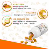 7 - Dr. Morepen Immuniply Turmeric Vitamin C,  50 chewable tablet(s)  Chatpata 