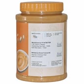 back - Nutra India Peanut Butter, 1 kg Natural Unsweetend