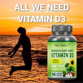 2 - Nutrainix Plant Based Vitamin D3,  120 capsules 