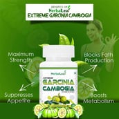 1 - HerbalLeaf Extreme Garcinia Cambogia,  60 veggie capsule(s) 