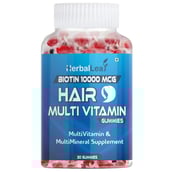 1 - HerbalLeaf Biotin Hair Multi Vitamin, 30 gummies Unflavoured